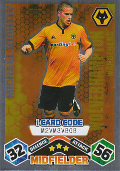 Michela Kightly Wolverhampton Wanderers 2009/10 Topps Match Attax i-Card Code #361